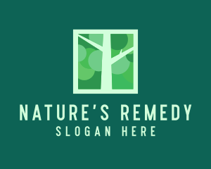 Nature Tree Branches logo design