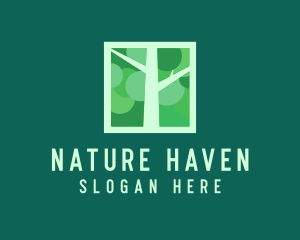 Nature Tree Branches logo design