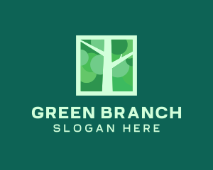 Nature Tree Branches logo design