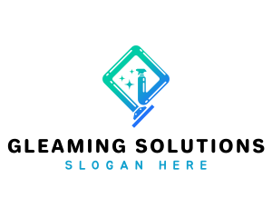 Sprayer Squeegee Cleaner logo design