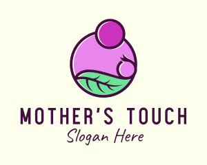 Organic Mother Breastfeed logo design