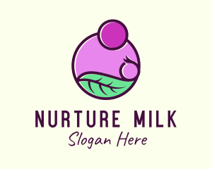 Organic Mother Breastfeed logo design