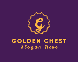 Premium Golden Monarchy logo design