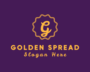 Premium Golden Monarchy logo design