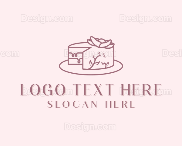 Sweet Cake Dessert Logo