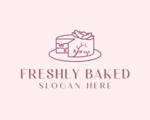 Sweet Cake Dessert logo design