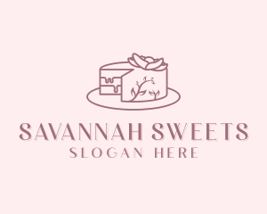 Sweet Cake Dessert logo design