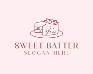 Sweet Cake Dessert logo design