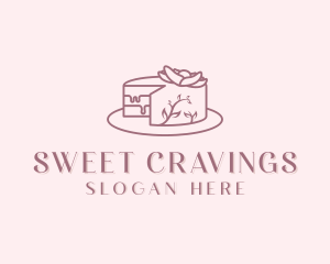 Sweet Cake Dessert logo design