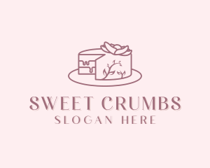 Sweet Cake Dessert logo design