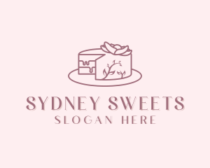 Sweet Cake Dessert logo design