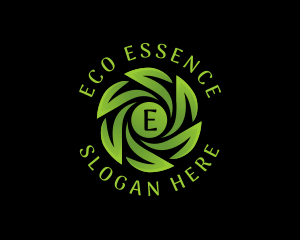 Natural Eco Leaves logo design