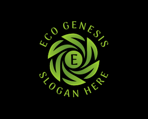 Natural Eco Leaves logo design