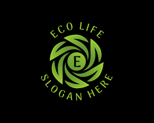 Natural Eco Leaves logo design