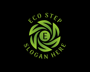 Natural Eco Leaves logo design