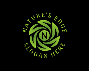 Natural Eco Leaves logo design