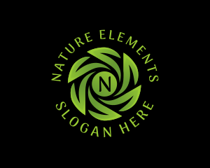 Natural Eco Leaves logo design