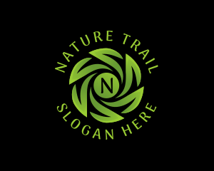 Natural Eco Leaves logo design