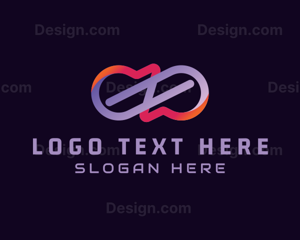 Gradient Modern Loop Logo