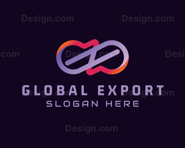 Gradient Modern Loop Logo