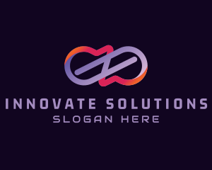 Gradient Modern Loop Logo