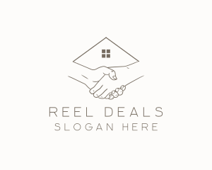 Real Estate Handshake Deal logo design