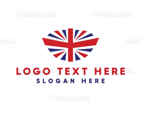 Tourism United Kingdom Flag Logo