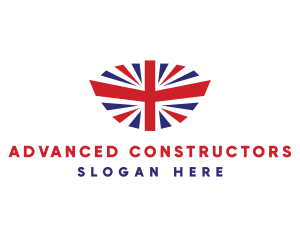 Great Britain Flag logo design