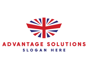 Great Britain Flag logo design