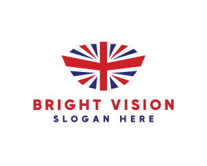 Great Britain Flag logo design