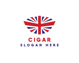 Great Britain Flag logo design