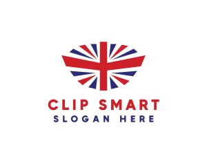 Great Britain Flag logo design