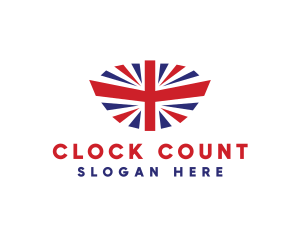 Great Britain Flag logo design