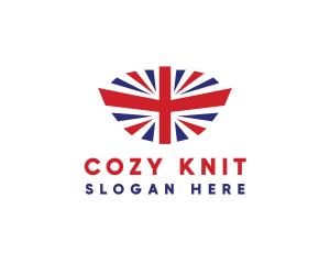 Great Britain Flag logo design