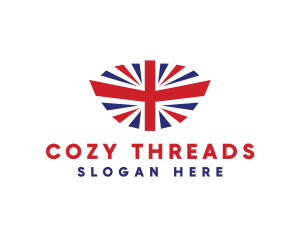 Great Britain Flag logo design