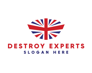 Great Britain Flag logo design