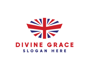 Great Britain Flag logo design