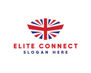 Great Britain Flag logo design