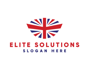 Great Britain Flag logo design