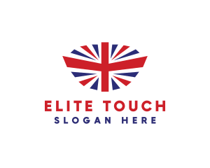 Great Britain Flag logo design