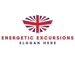 Great Britain Flag logo design