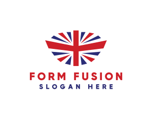 Great Britain Flag logo design