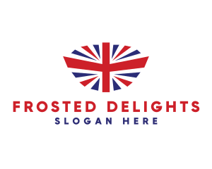 Great Britain Flag logo design