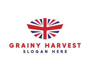 Great Britain Flag logo design