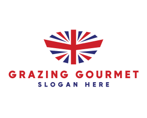 Great Britain Flag logo design