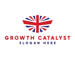 Great Britain Flag logo design