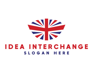 Great Britain Flag logo design