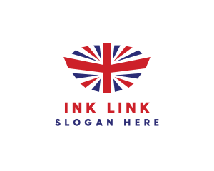 Great Britain Flag logo design