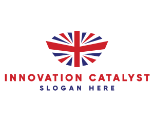 Great Britain Flag logo design