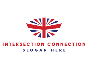 Great Britain Flag logo design